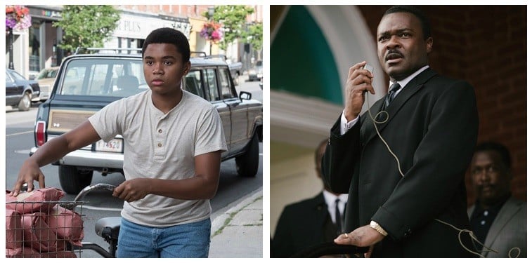 A composite image of Chosen Jacobs as Mike Hanlon in It and David Oyelowo A composite image of Chosen Jacobs as Mike Hanlon in It and David Oyelowo