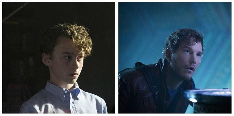 A composite image of Wyatt Oleff as Stanley Uris in It and Chris Pratt A composite image of Wyatt Oleff as Stanley Uris in It and Chris Pratt