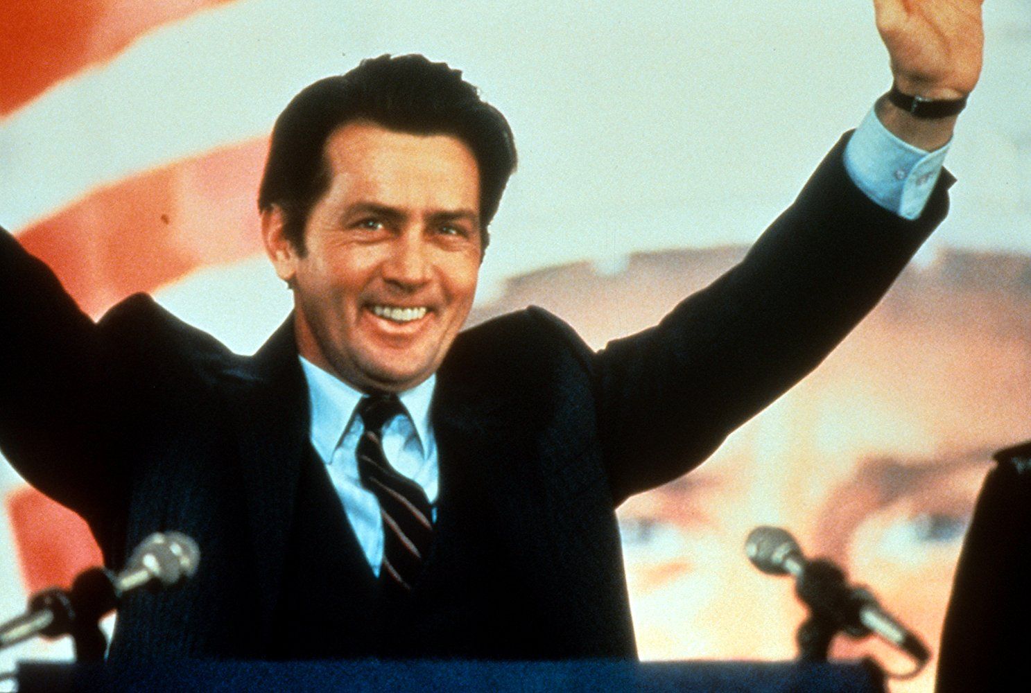Martin Sheen as Greg Stillson in The Dead Zone Martin Sheen as Greg Stillson in The Dead Zone