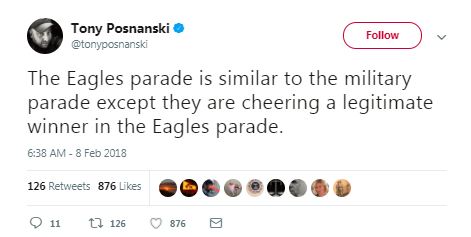 eagles military parade tweet eagles military parade tweet