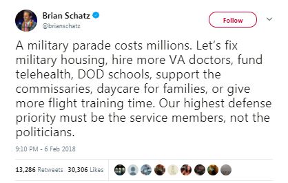 brian schatz military parade tweet brian schatz military parade tweet