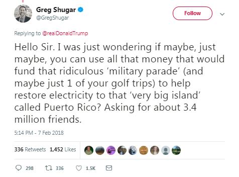 puerto rico military parade tweet puerto rico military parade tweet