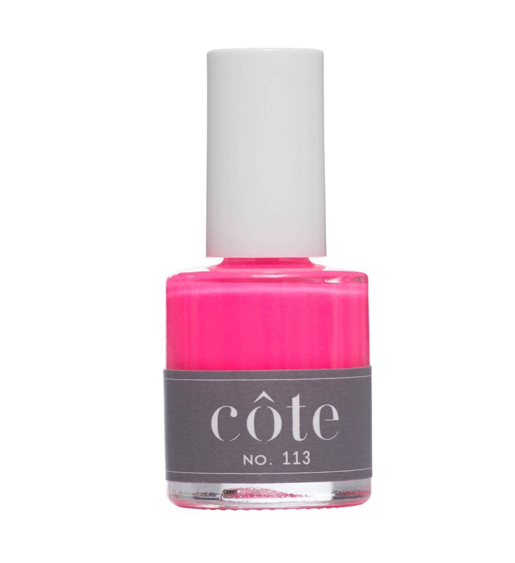 Neon color nail polish