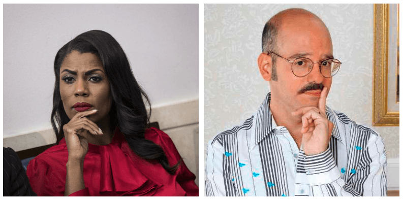 A composite image of Omarosa Manigault and Tobias Fünke A composite image of Omarosa Manigault and Tobias Fünke