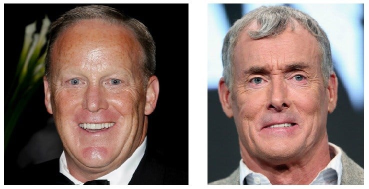 Sean Spicer and John C. McGinley composite image Sean Spicer and John C. McGinley composite image