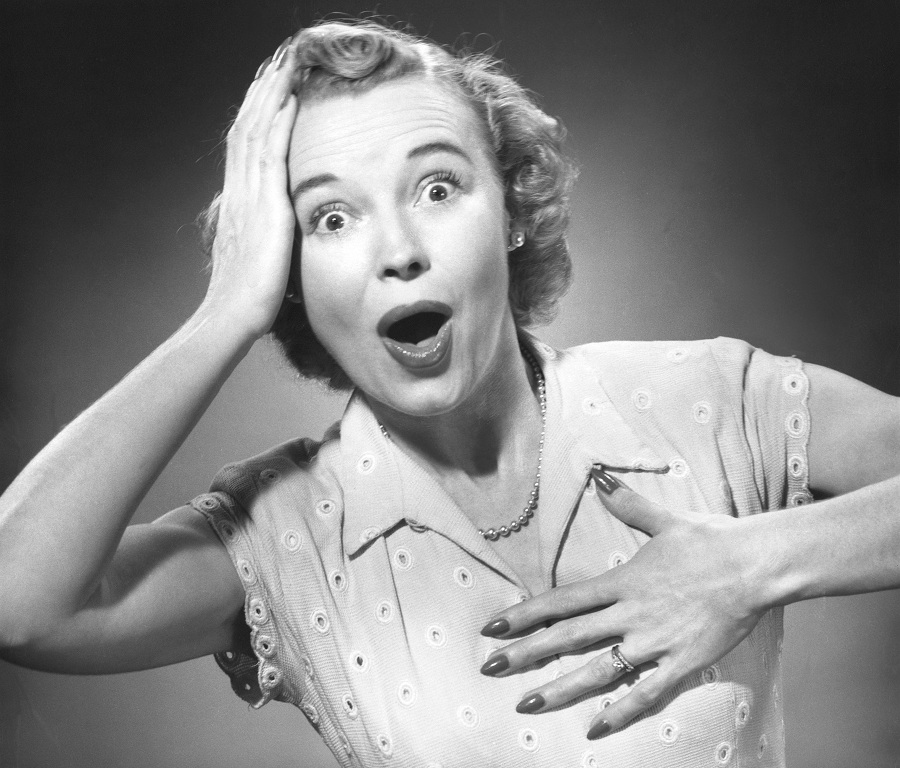 surprised woman