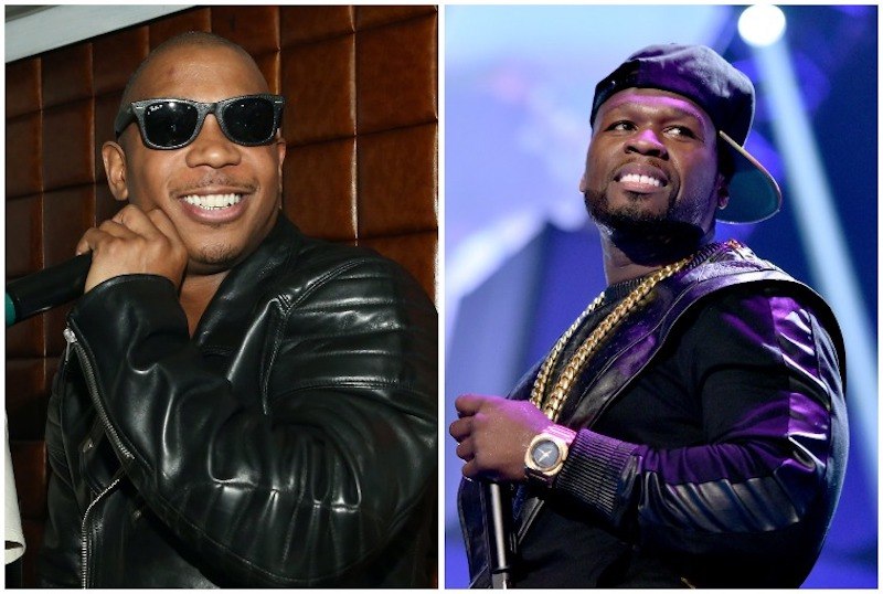 50 Cent and Ja Rule collage 50 Cent and Ja Rule collage