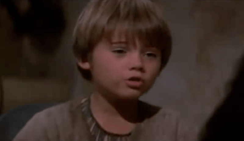 A young Anakin. A young Anakin.