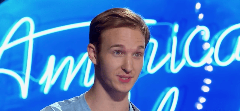 Benjamin Glaze on 'American Idol'. Benjamin Glaze on 'American Idol'.