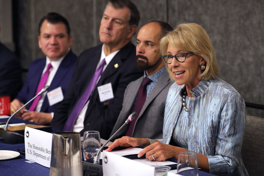 Betsy DeVos tells mayor to "rethink" Betsy DeVos tells mayor to "rethink"