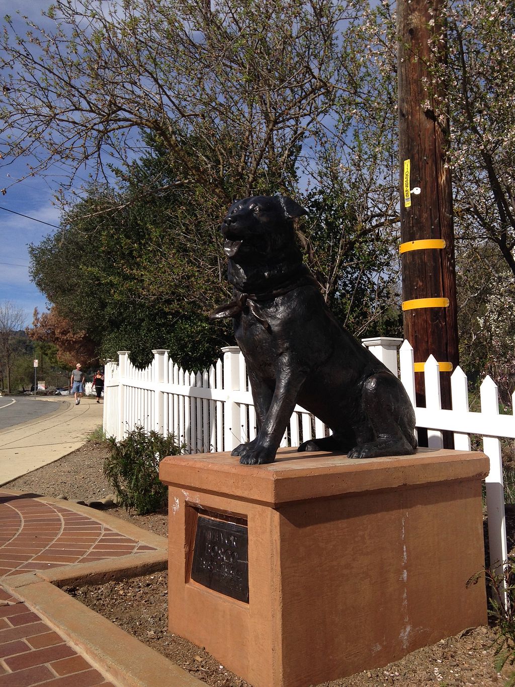 statue of Bosco in Sunol, California
