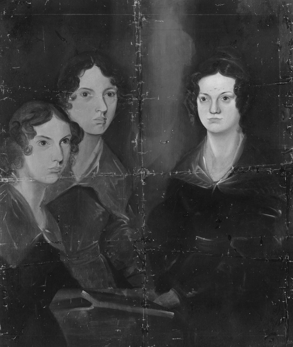 English writers Anne, Emily and Charlotte Bronte. Original Artwork