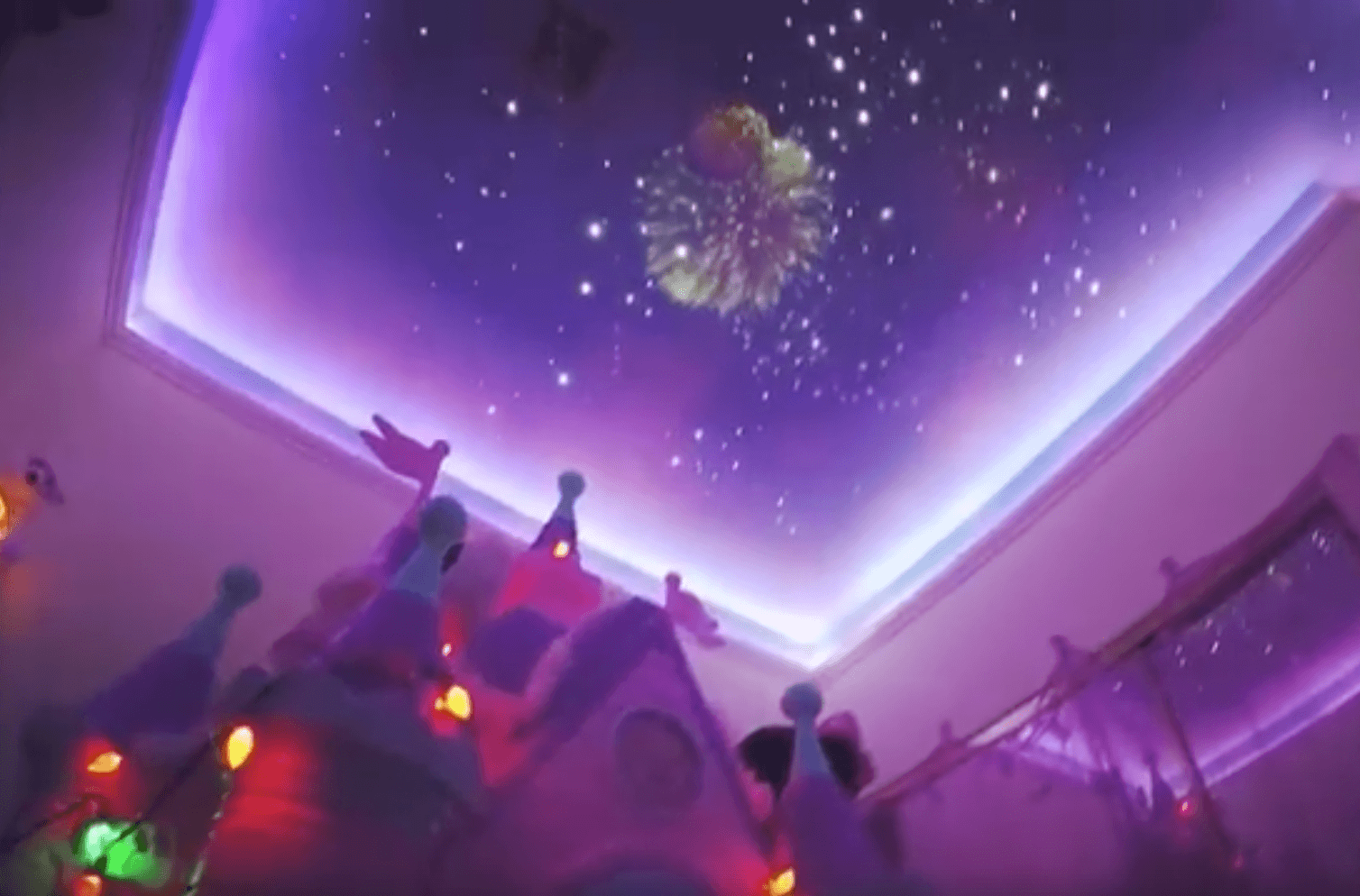 Ceiling fireworks disney