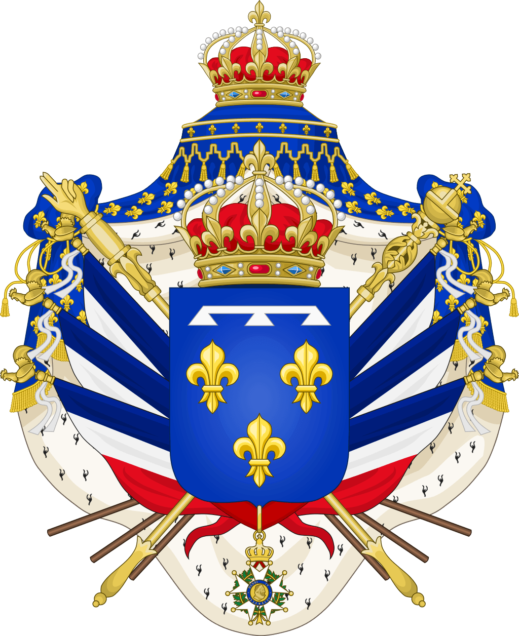 Wapenschild Koningen van Frankrijk Orléans