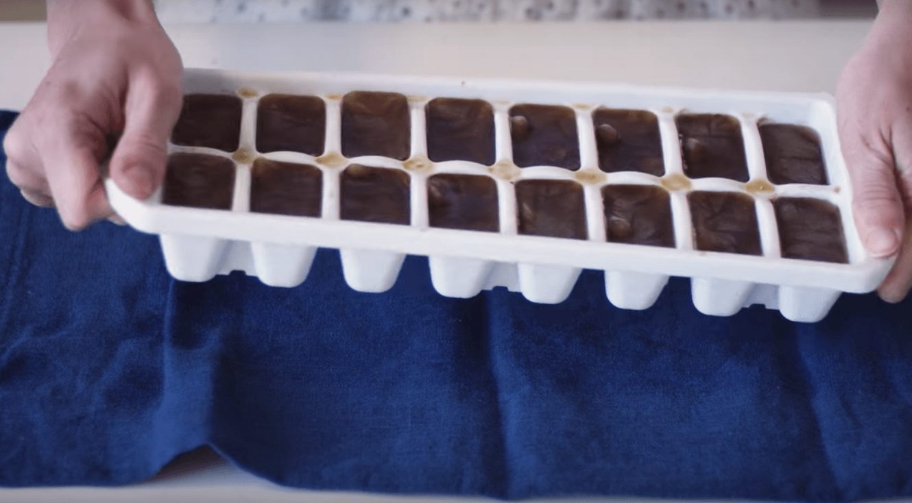 Coffee ice cubes