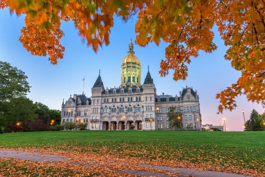 Connecticut State Capitol in Hartford,