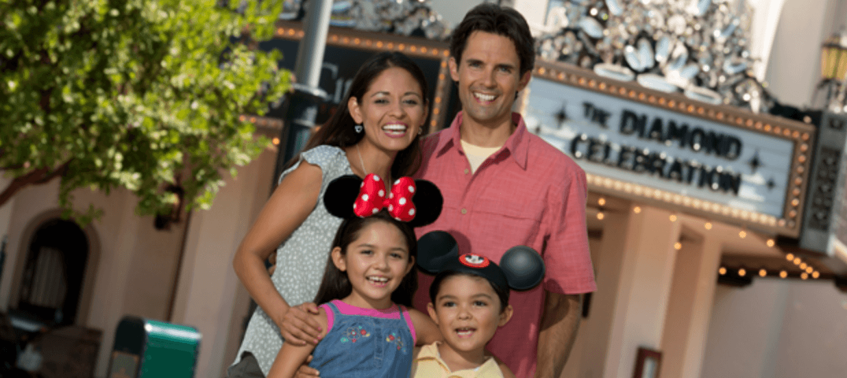 Disney family photo