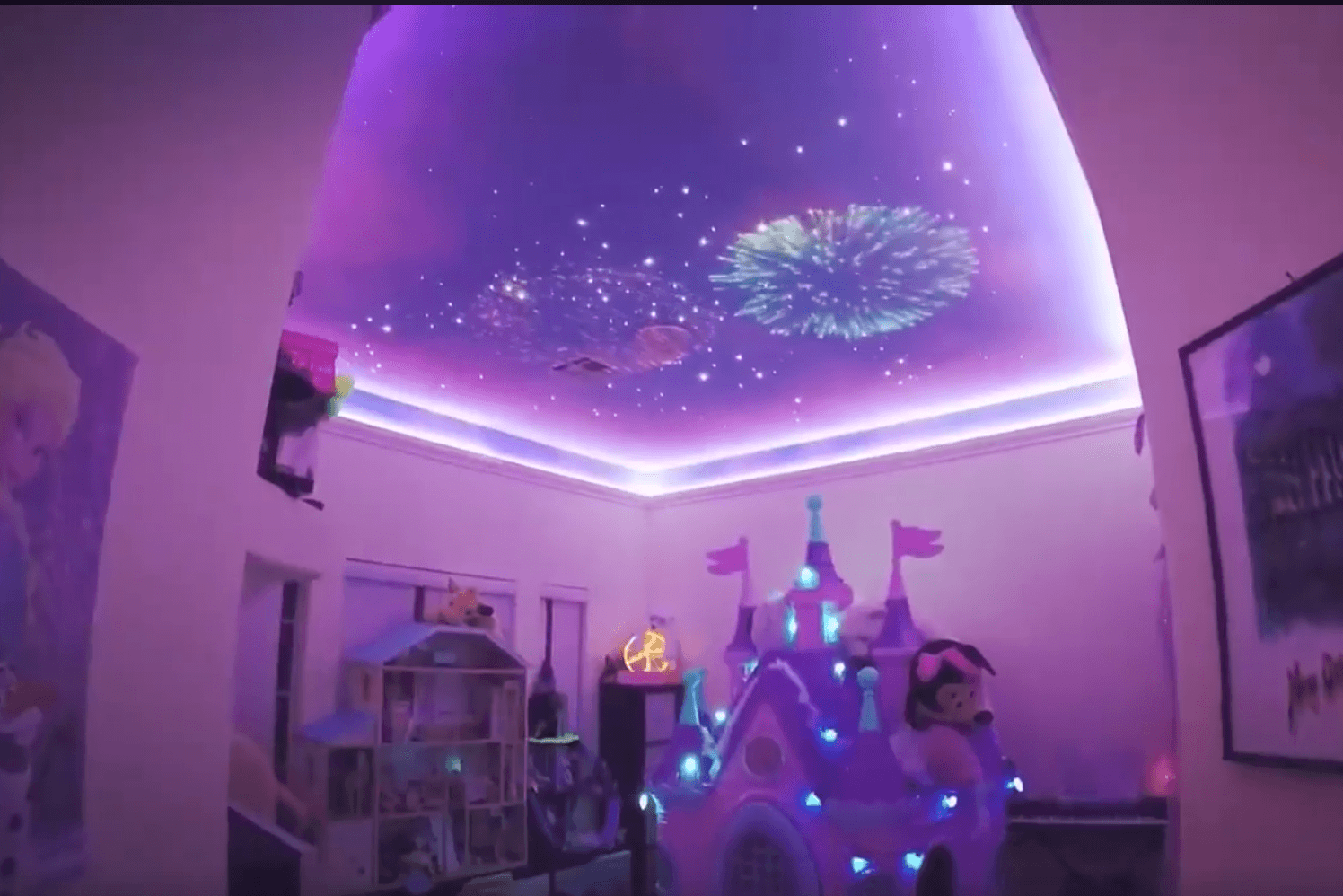 Disney fireworks ceiling