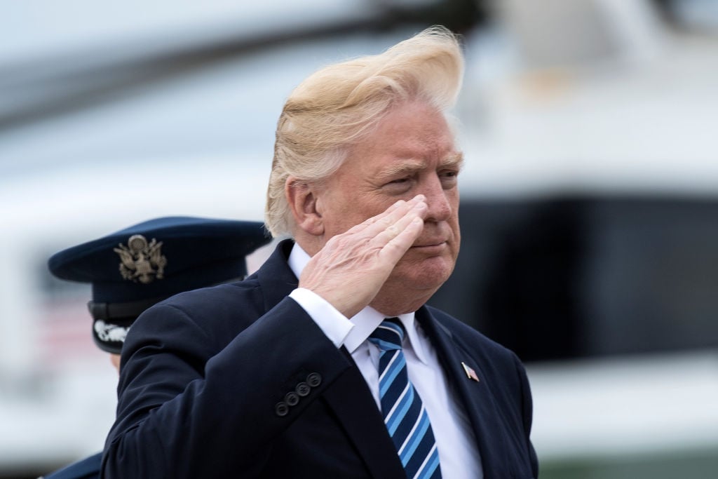 US President Donald Trump