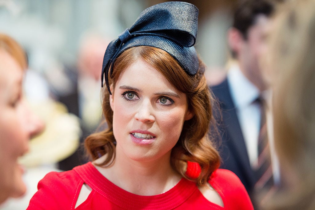 Princess Eugenie attends a lunch after the National Service of Thanksgiving as part of the 90th birthday celebrations for The Queen at The Guildhall on June 10, 2016 in London, England.