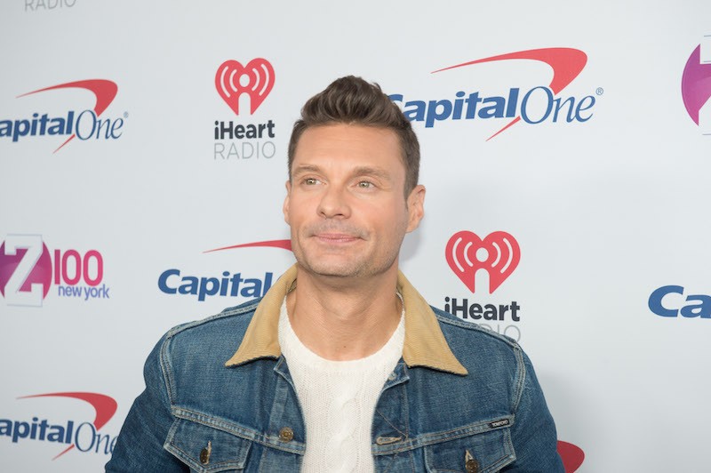 Ryan Seacrest poses on the red carpet for the Z-100 Jingle Ball at Madison Square Garden, December 9, 2016 in New York. / AFP / Bryan R. Smith (Photo credit should read BRYAN R. SMITH/AFP/Getty Images)