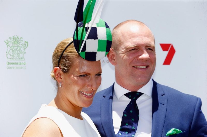 GOLD COAST, AUSTRALIA - JANUARY 14: Zara Phillips and Mike Tindall attend the Magic Millions Raceday on January 14, 2017 in Gold Coast, Australia. (Photo by Jason O'Brien/Getty Images)