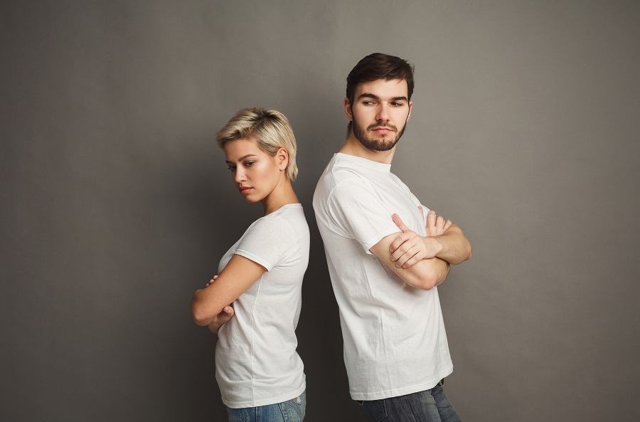 angry couple