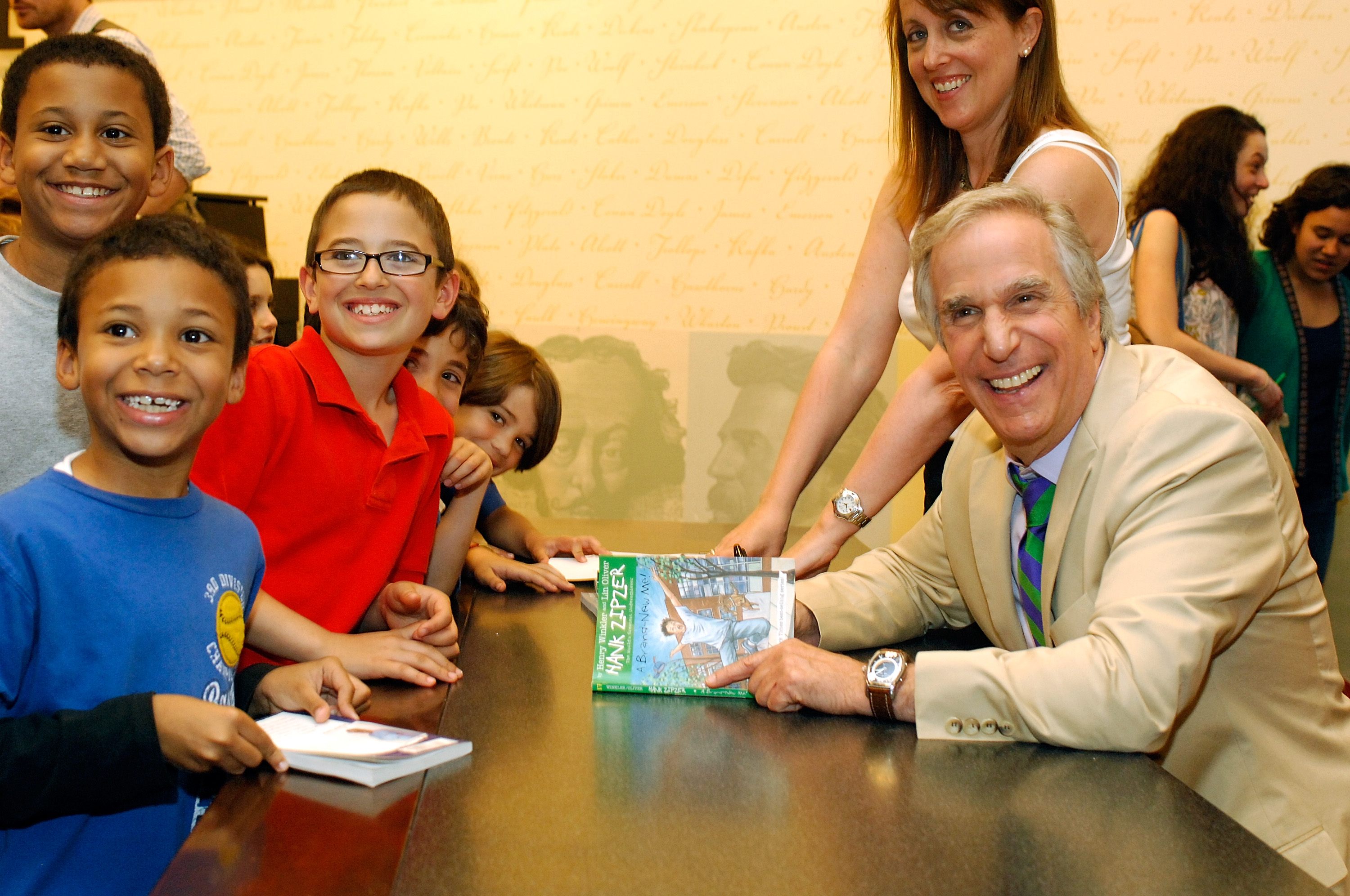 Author Henry Winkler signs copies of his new book "A Brand New Me!" at Barnes & Noble, Lincoln Triangle on May 7, 2010 in New York City. Author Henry Winkler signs copies of his new book "A Brand New Me!" at Barnes & Noble, Lincoln Triangle on May 7, 2010 in New York City.