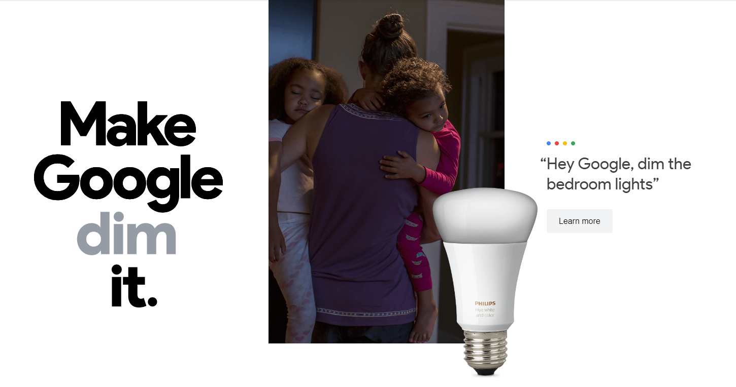 Google Home lights