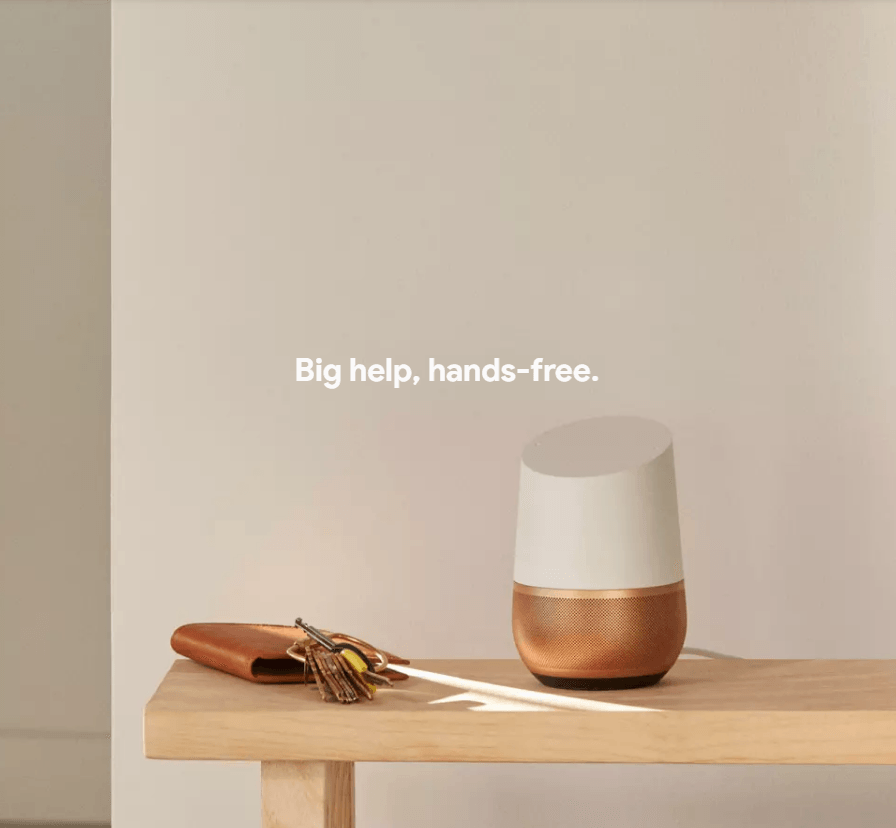 Google home hands free