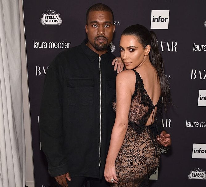 Kanye West and Kim Kardashian West attend Harper's Bazaar's celebration of 'ICONS By Carine Roitfeld'