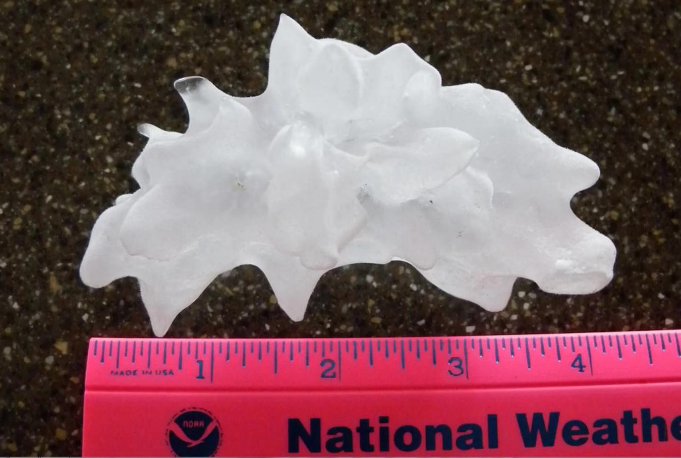 Hawaii hail storm