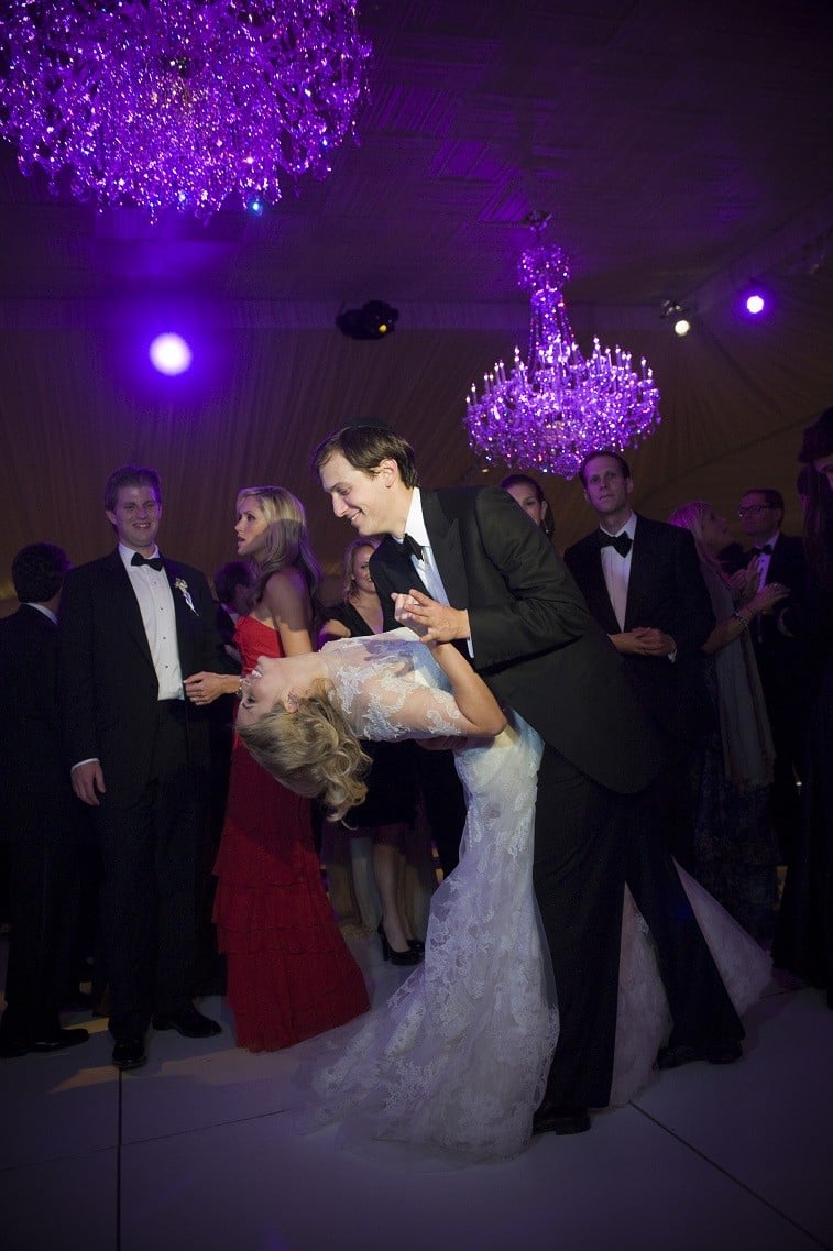Ivanka Trump and Jared Kushner dancing