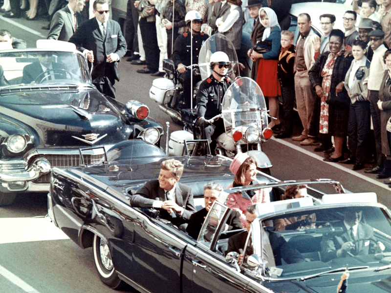 John F. Kennedy and Jackie assassination