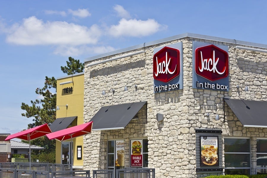 Jack-in-the-box restaurant
