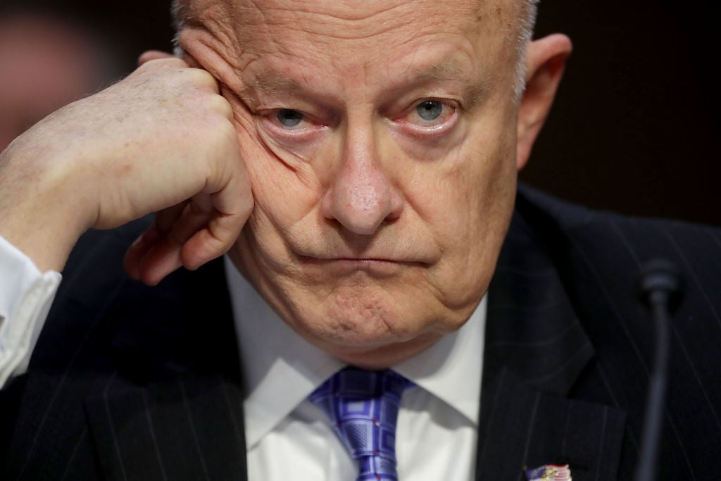 Former Director of National Intelligence James Clapper