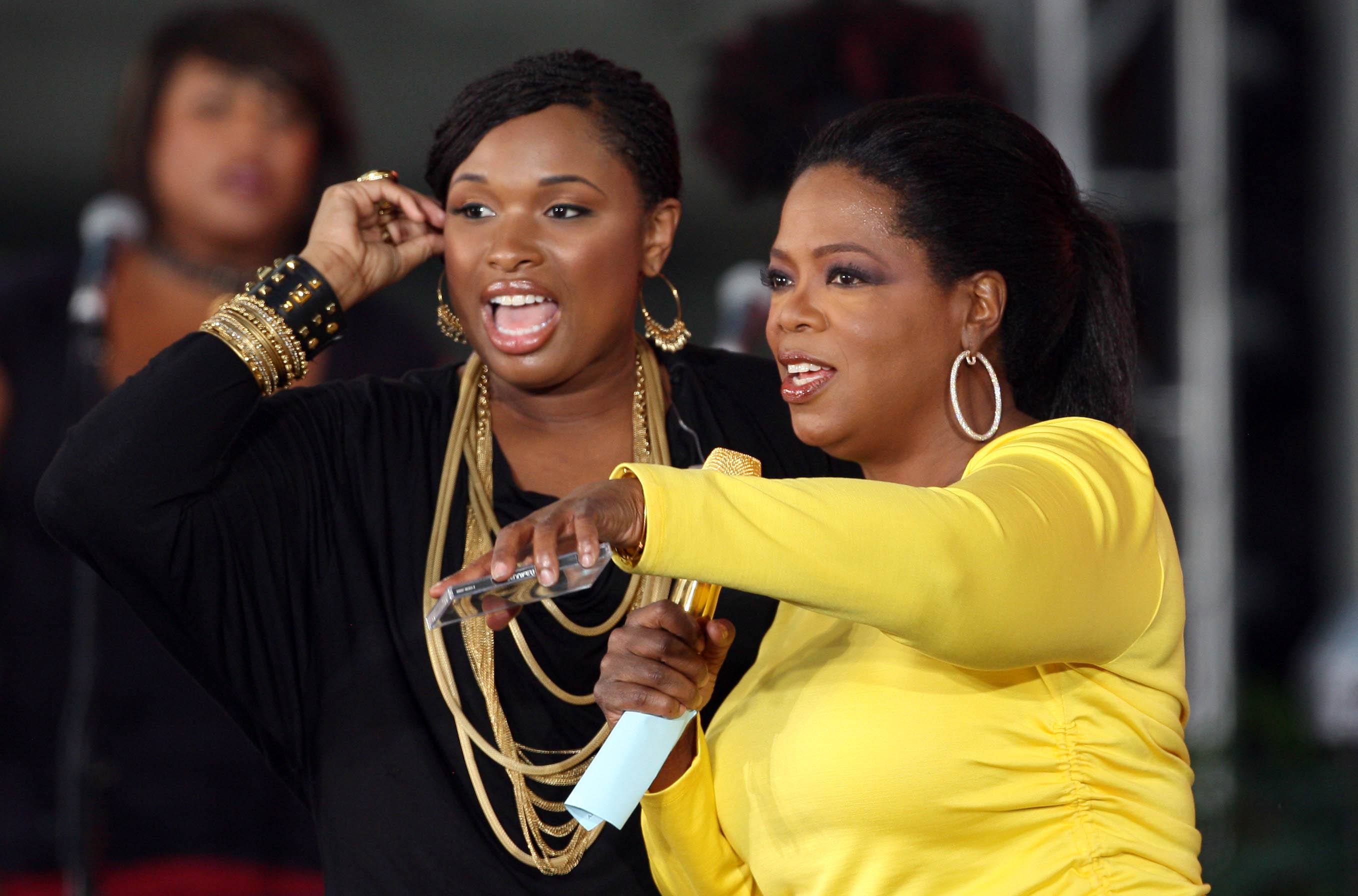 Jennifer Hudson and Oprah Winfrey Jennifer Hudson and Oprah Winfrey