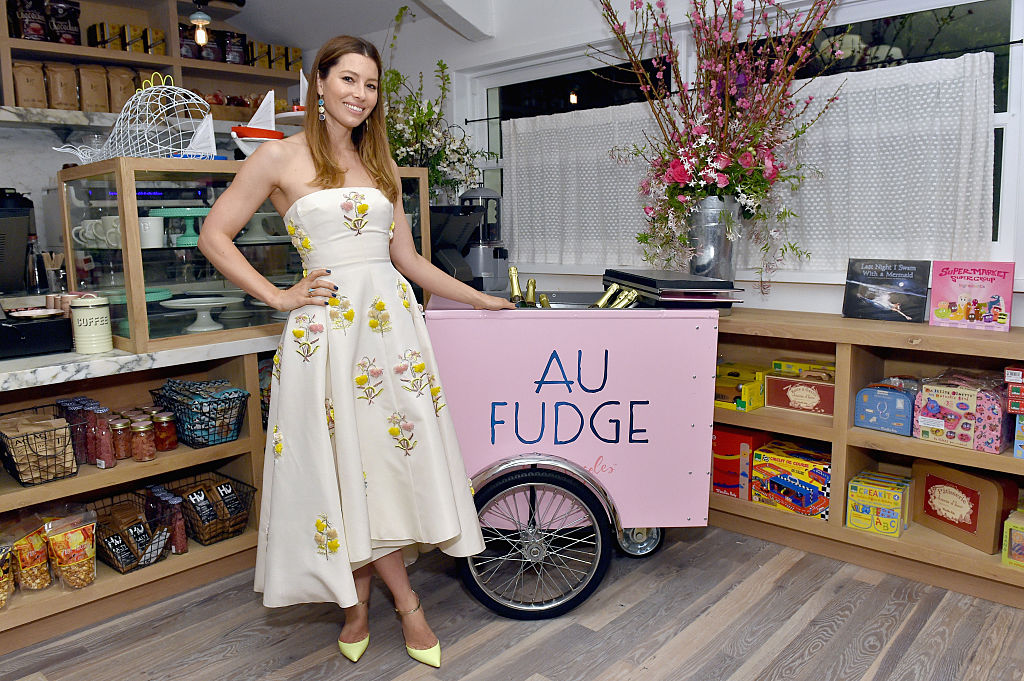 Jessica Biel at the Grand Opening Of Au Fudge, Presented By Amazon Family