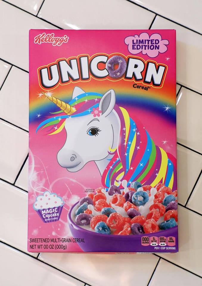 Kellogg unicorn cereal