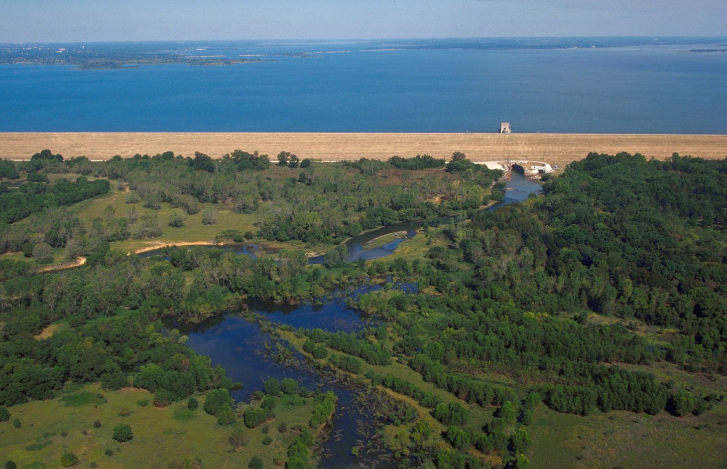 Lewisville Lake and Dam