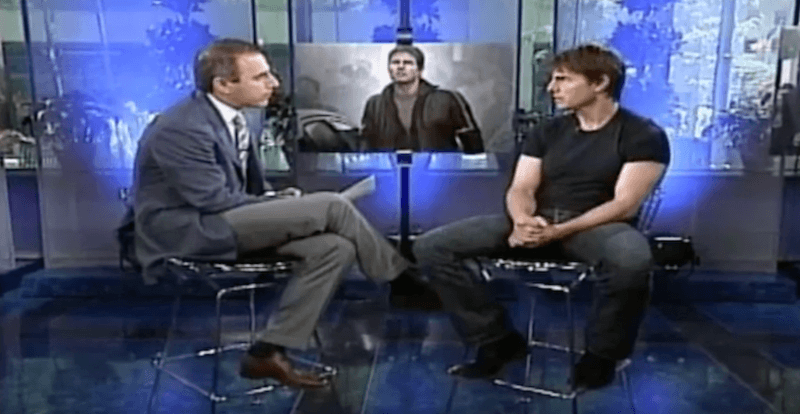 Matt Lauer and Tom Cruise