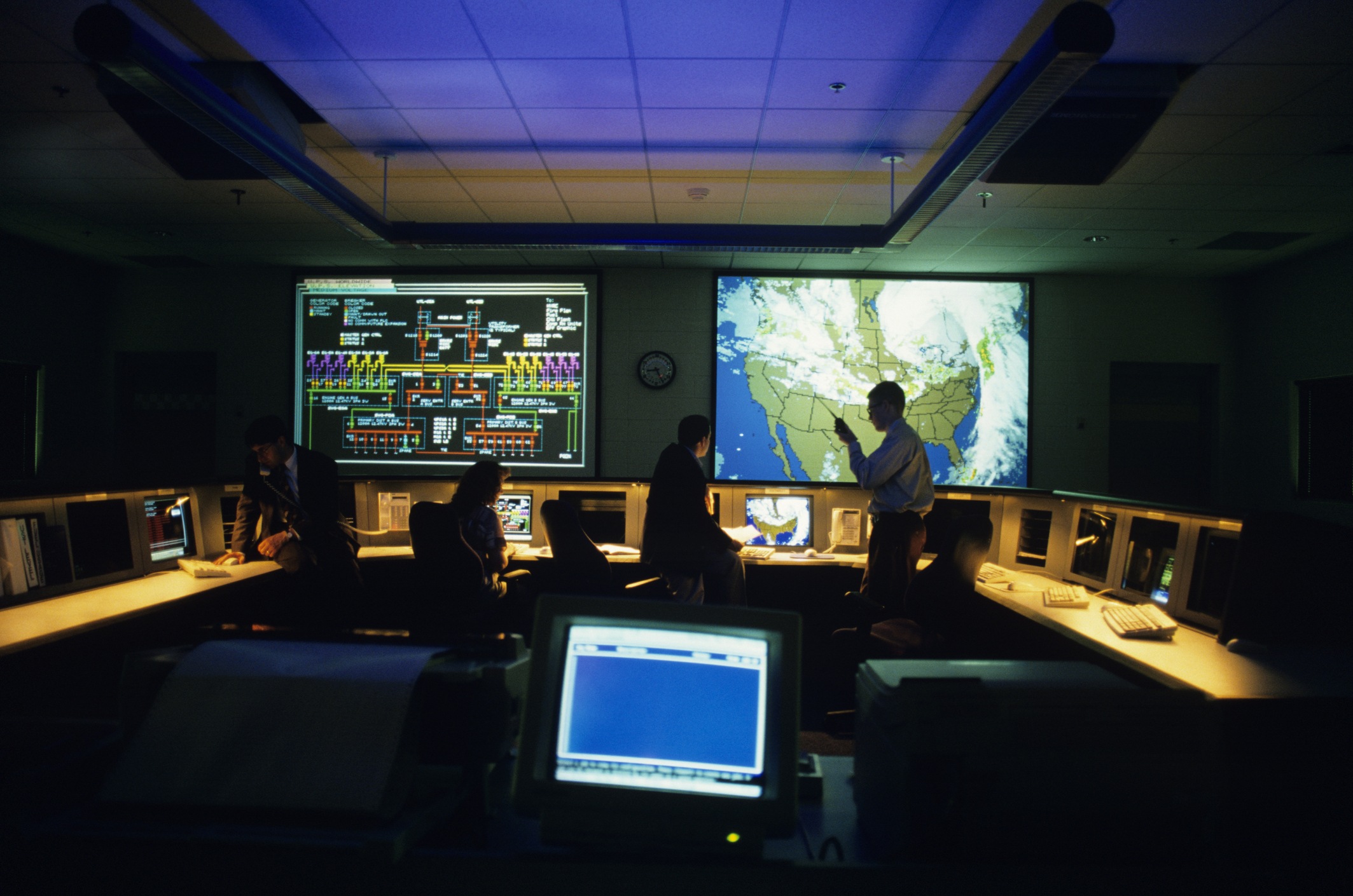 Weather monitoring for Shipping in control room