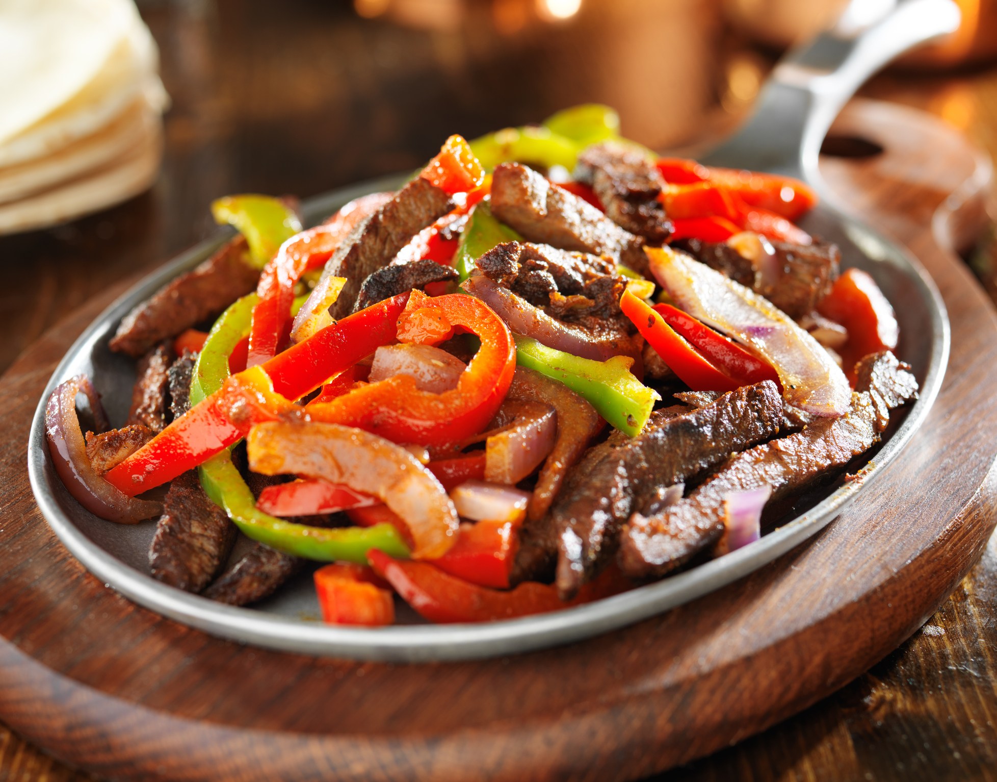 mexican beef fajitas
