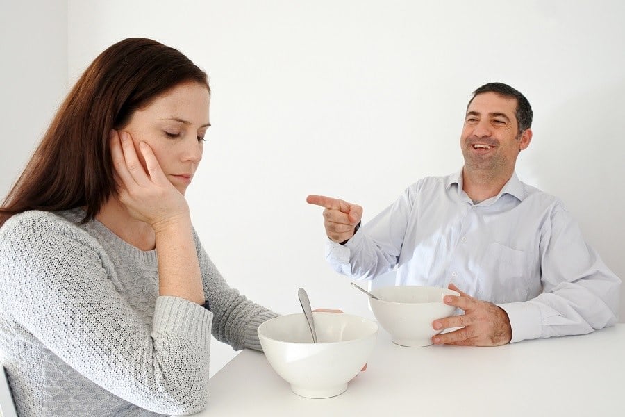Husband teasing wife Husband teasing wife