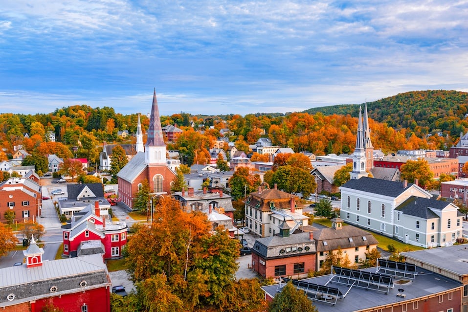 Montpelier, Vermont Skyline