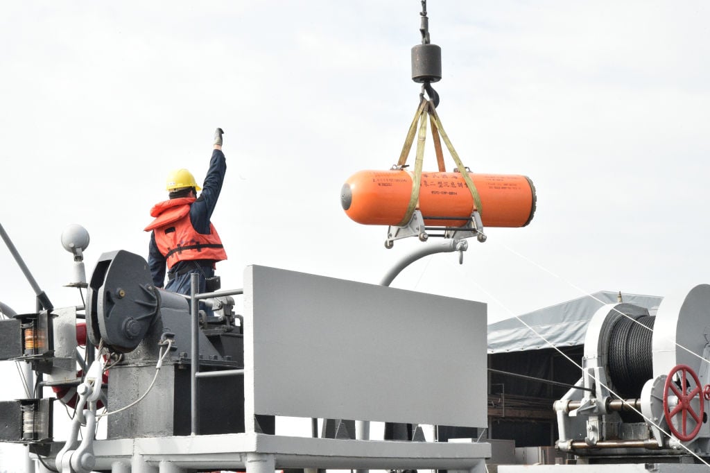 Naval Mine on a ship