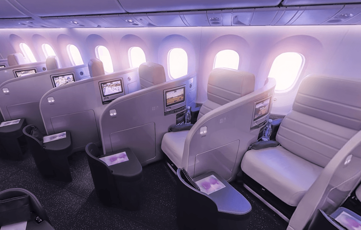 New Zealand air first class seats