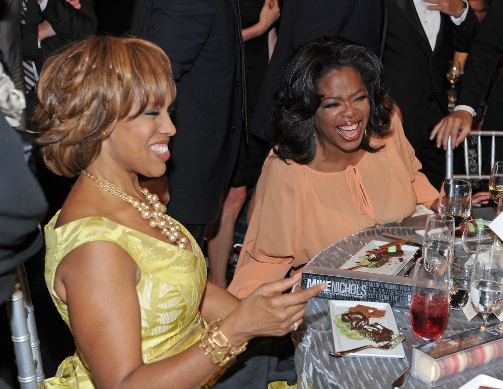 Oprah Winfrey (R) and Gayle King