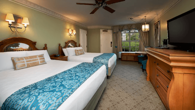 Disney Port Orleans hotel room interior
