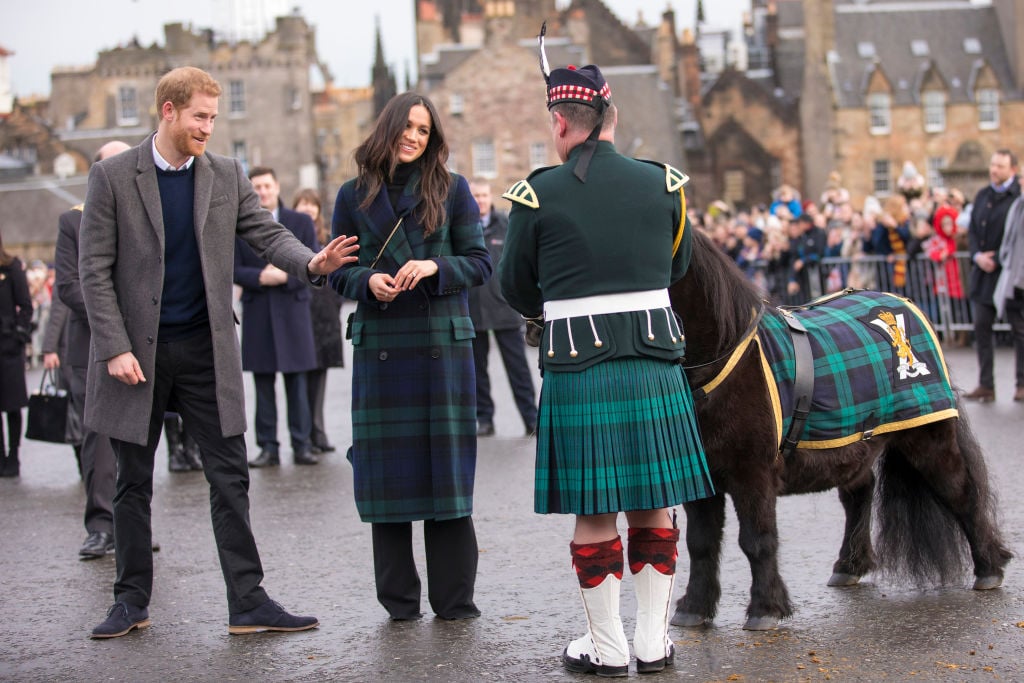 Prince Harry And Meghan Markle Visit Edinburgh